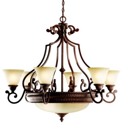 Larissa Chandelier with Bowl by Kichler - Starlight Lighting USA and Canada
